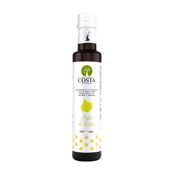Condimento all’aglio a base di olio extravergine di oliva 0.250 cl