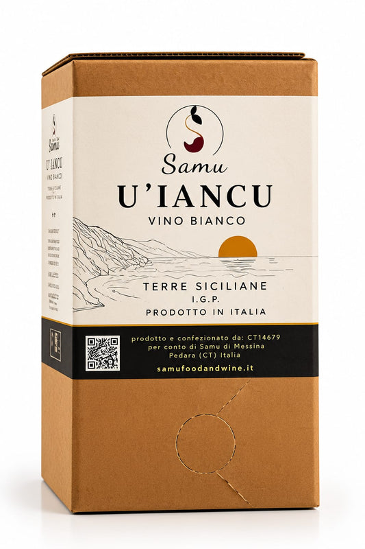U Iancu Vino Bianco Terre Siciliane IGP Bag in Box 5 L