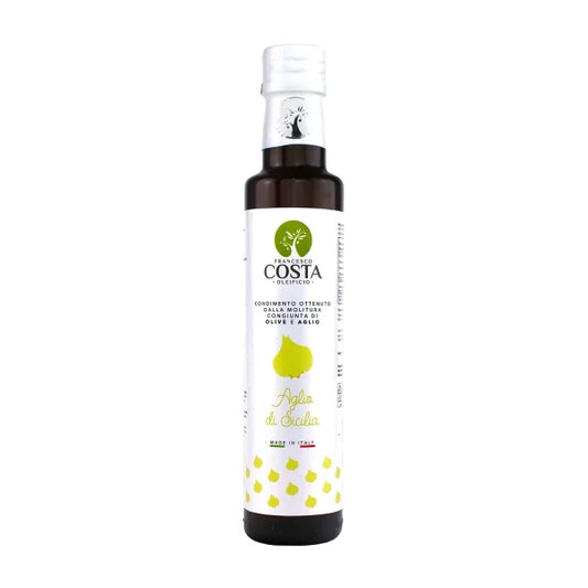 Condimento all’aglio a base di olio extravergine di oliva 0.250 cl
