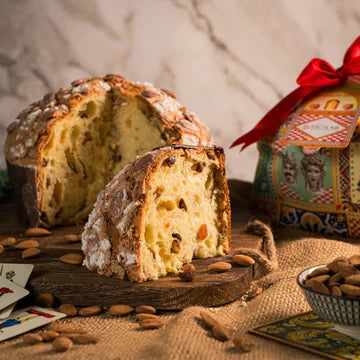 Sicilab Panettone Artigianale Tradizionale con Uvetta e Arancia Candita | 1kg
