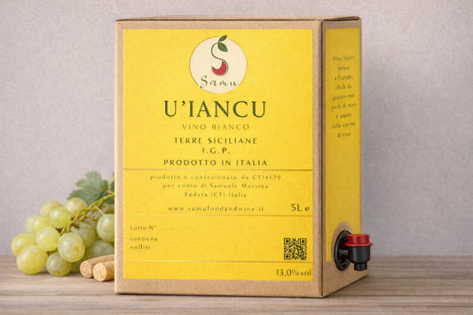 U Iancu Vino Bianco Terre Siciliane IGP Bag in Box 5 L