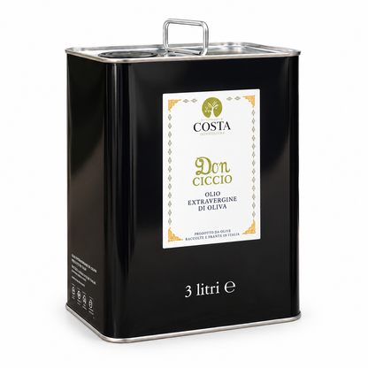 Olio extravergine Don Ciccio – latta da 3 litri